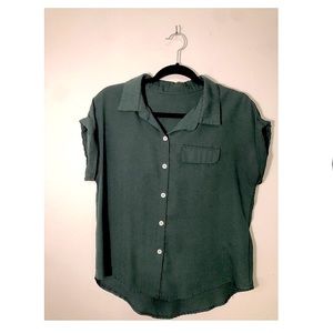 Short sleeve, button up blouse